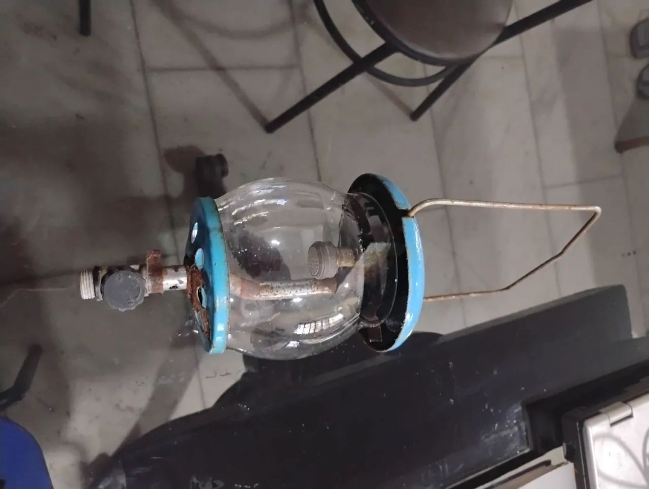 Lampião a gás antigo  - Foto 3