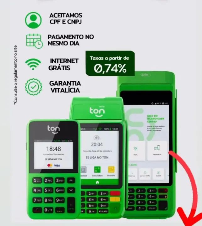 Máquina de Cartão t3 Smart Brother e t3 Brother - Preço Baixo! - Foto 2