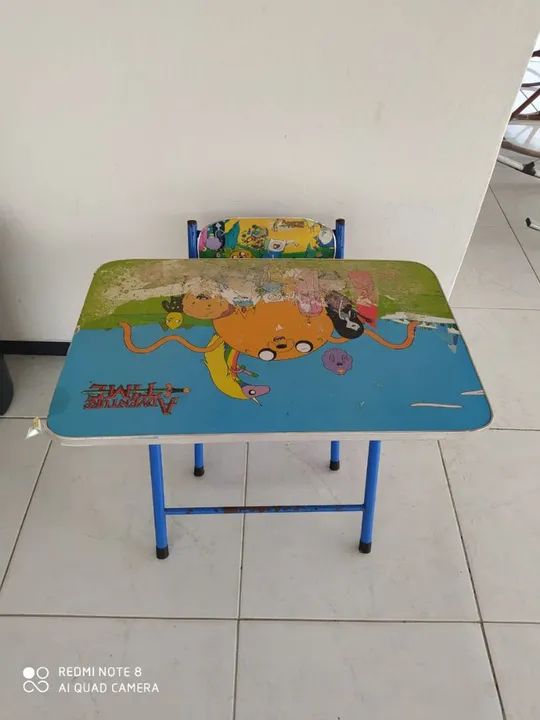 Mesa e Cadeira Infantil Adventure Time