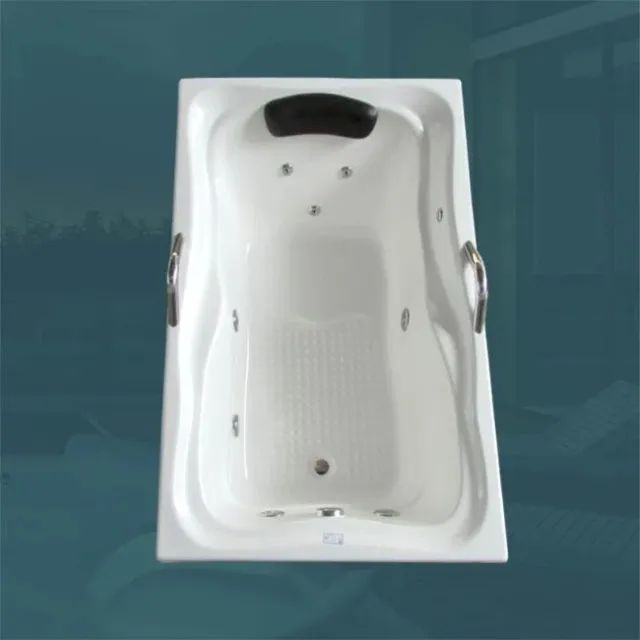 Banheira Retangular Maresias COMPLETA Com Hidro Em Acrílico (LACRADA) 