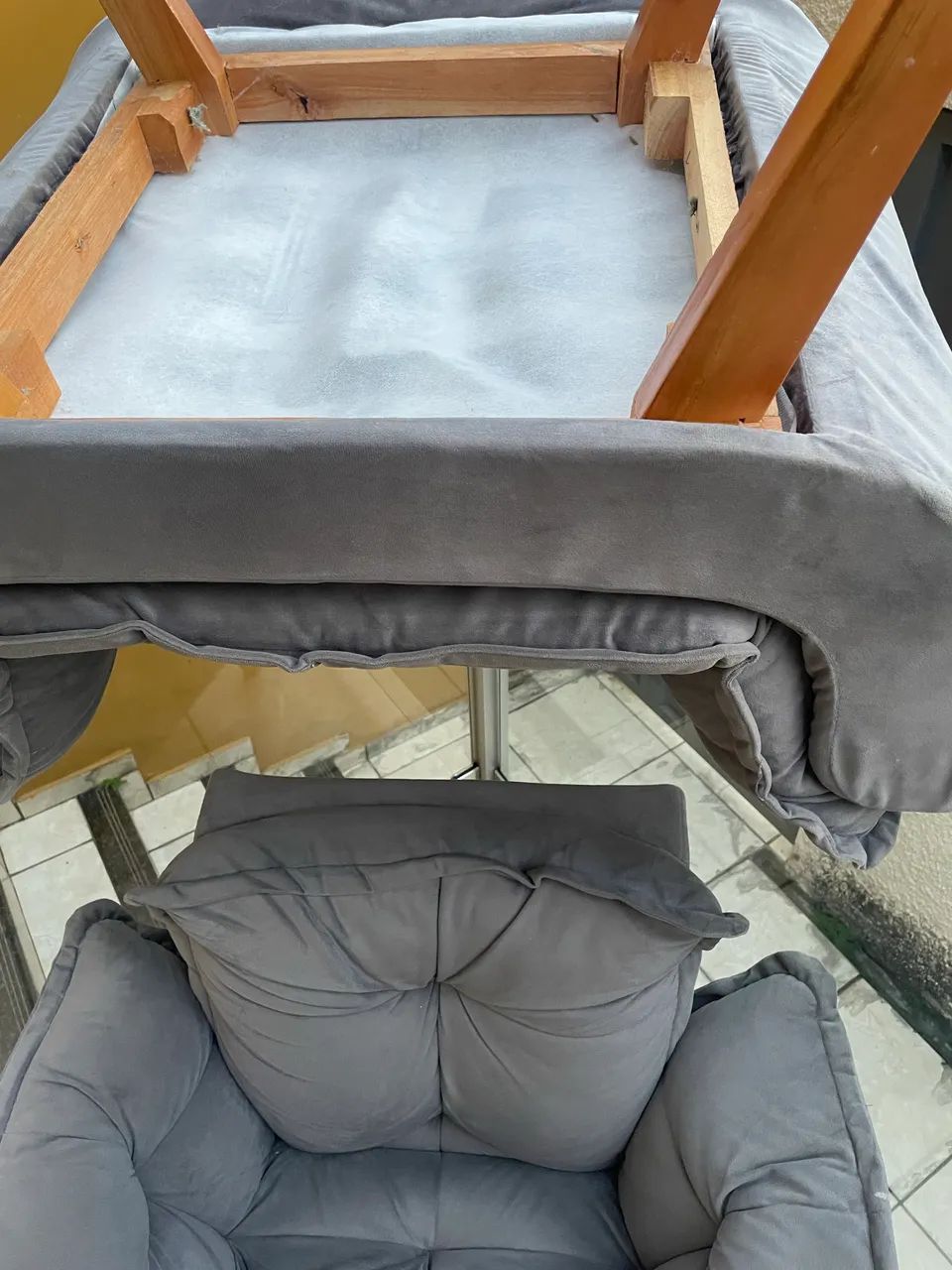 Par de poltrona  usada - desapega 