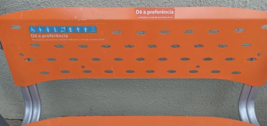 Cadeira sobre longarina para obeso. - Foto 2