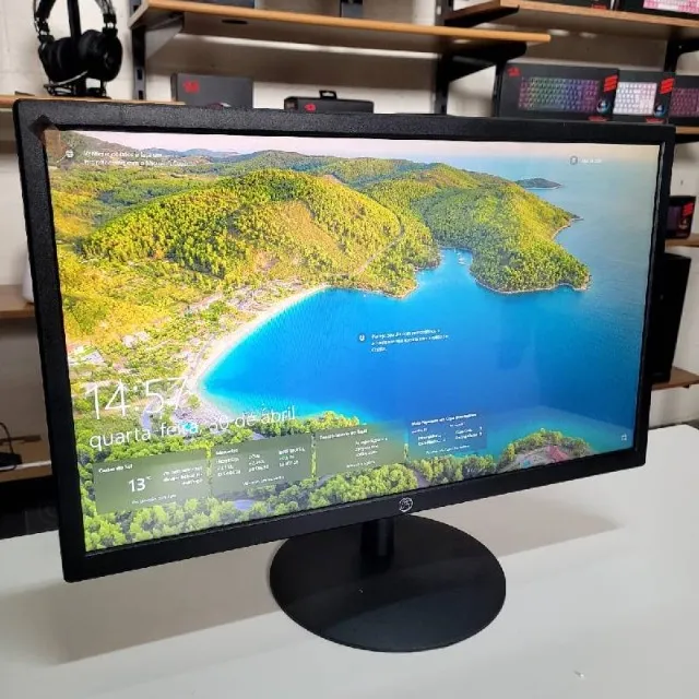 Monitor LED 21.5 22W-75KAN FHD 75Hz PRETO WIDESCREEN - BRAZIL PC