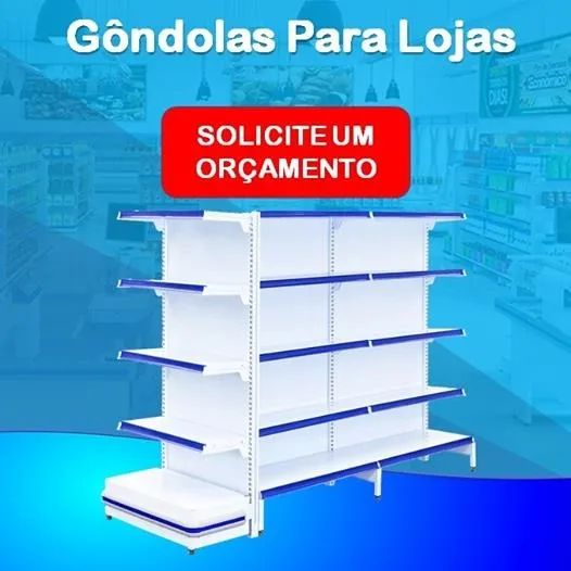 GONDOLAS DE CENTRO MEIO DA LOJA-CHAMA ZAP 71- *  - Foto 5