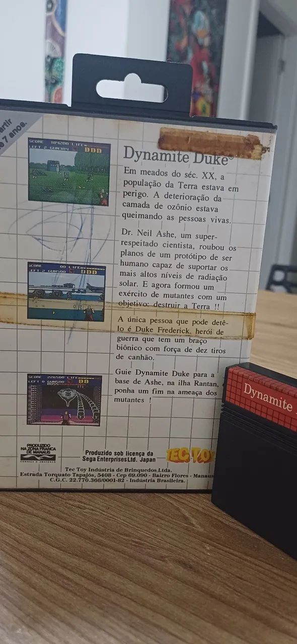 Jogo de Vídeo Dynamite Duke para Master System - Foto 3