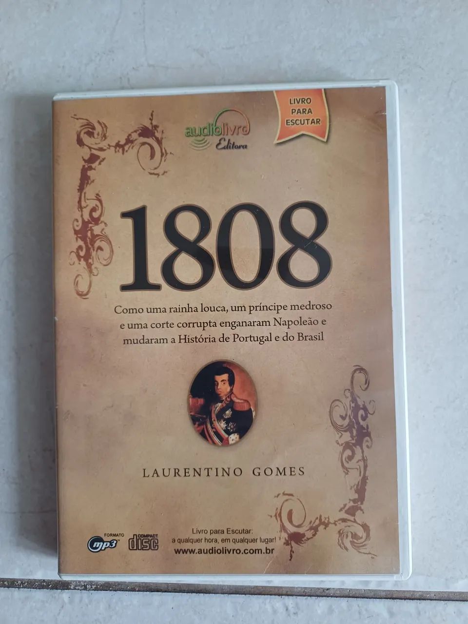 DVD 1808 - Laurentino Gomes - Audiolivro