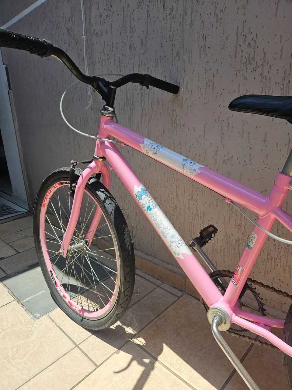 Bicicleta Aro 24 Rosa - Foto 4