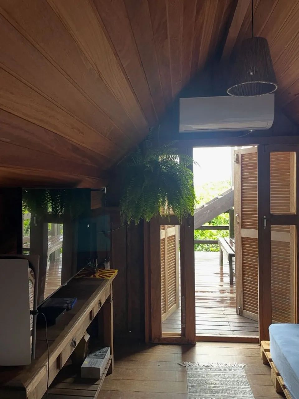 Casa na praia do Campeche pé na areia com vista para o mar e ilha do Campeche - Foto 8