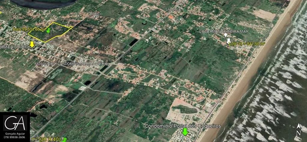 Área medindo 99.534,60 m² no Pov. São José.