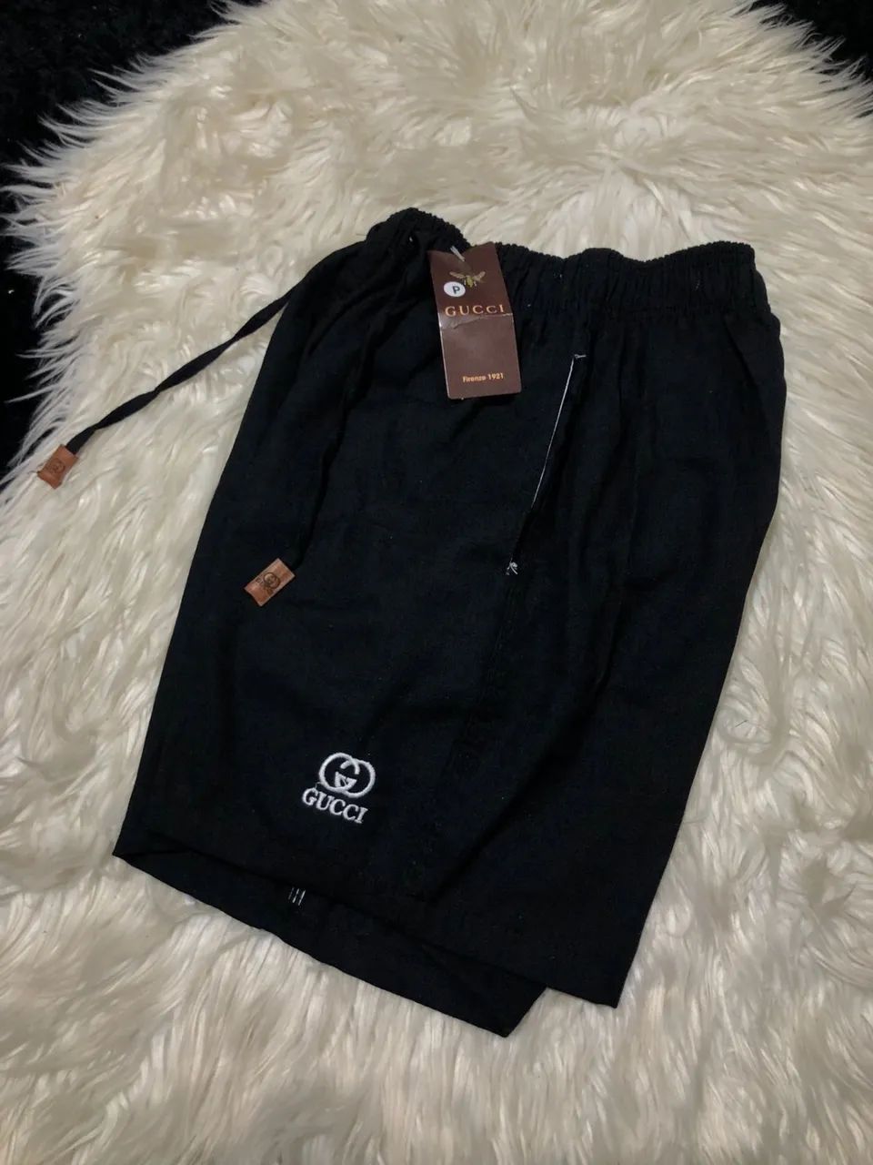 Short linho Gucci