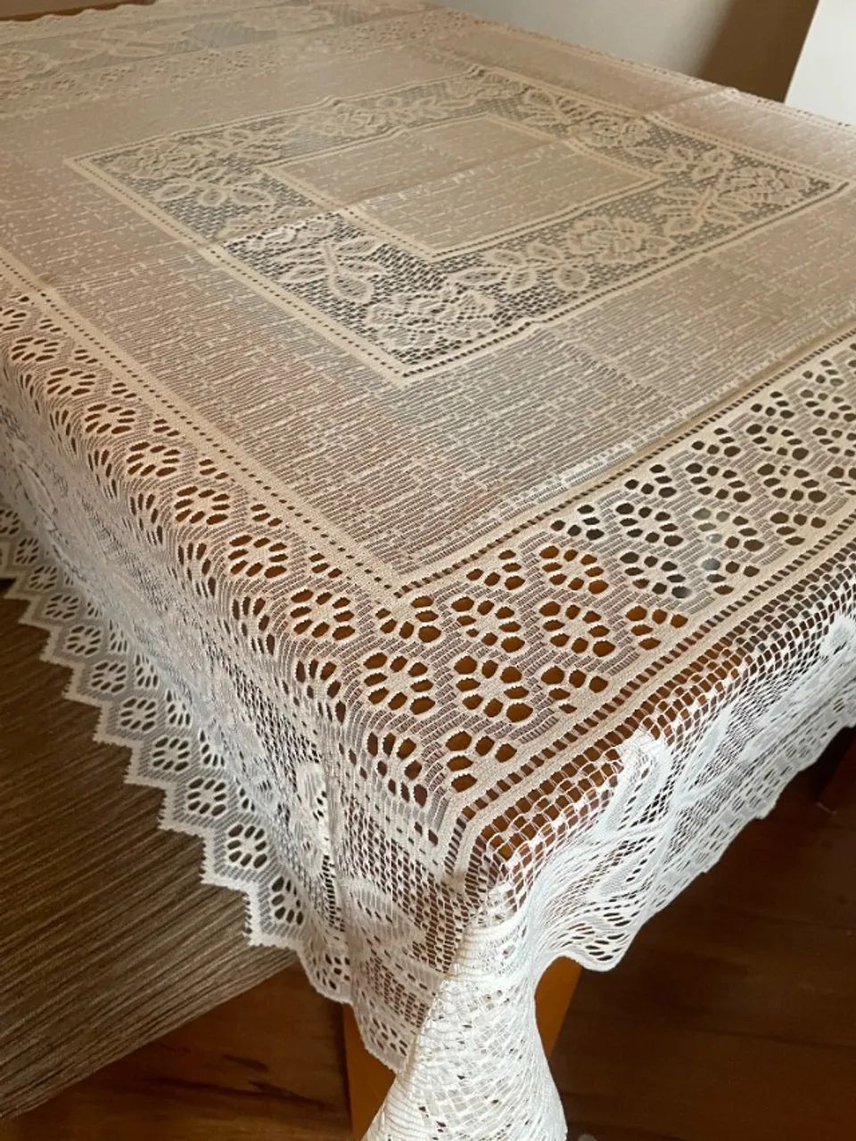 toalha de mesa de renda - Foto 3