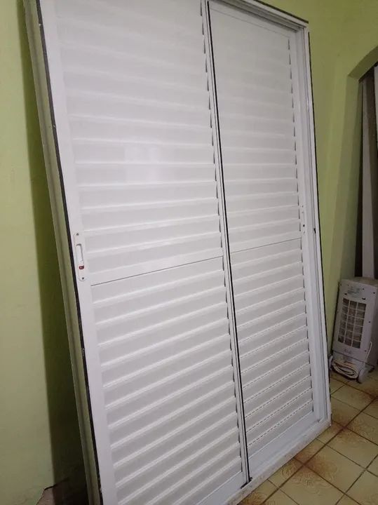 Porta de Alumínio Balcão de correr lateral 2 folhas - Foto 3