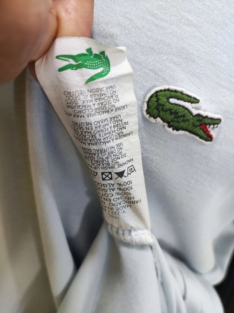 Camiseta Lacoste Regular Fit Tam 4xl Cód 4343 - Foto 2