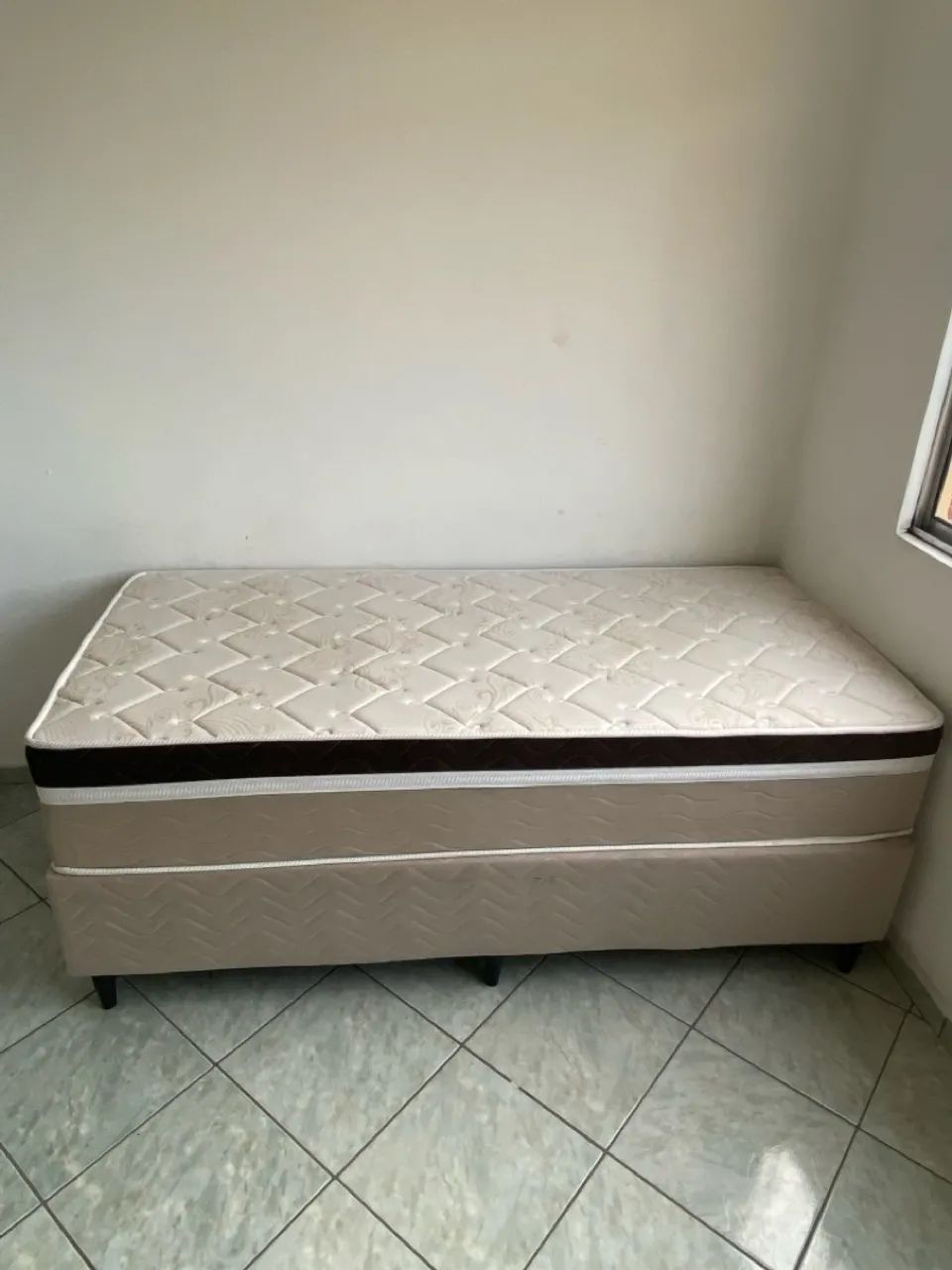 (Base box solt. Absolut 88x30 grade: única ) colchão pkt Absolut 88x32 grade: única  - Foto 5