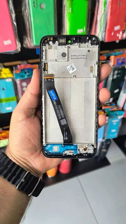 Tela Frontal Com Aro e Componentes Xiaomi Redmi 7 Normal