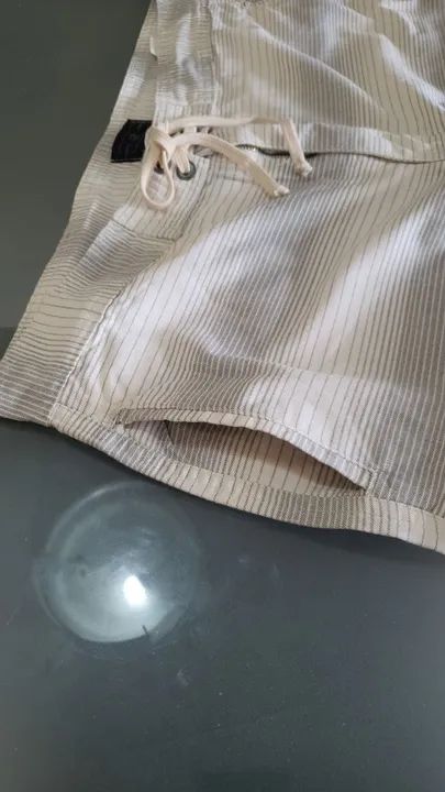 Bermuda Casual masculina, 100% Algodão, NOVA! - Foto 3