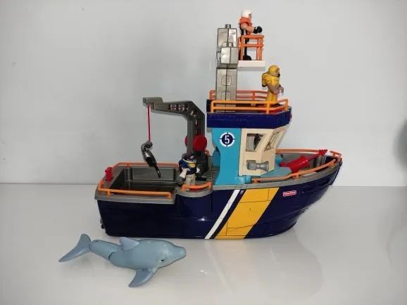 Brinquedo barco Imaginext