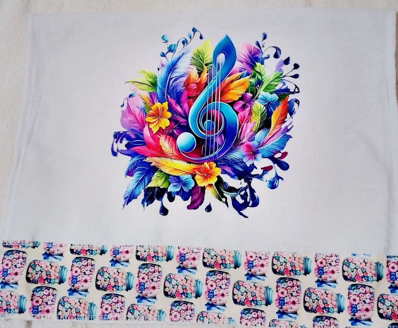 Vendo lindos panos de prato super promoção 1 pano15,00 comprando 3  panos 38,00,0 - Foto 5