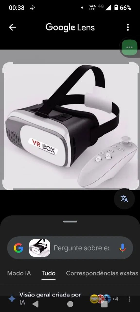 Óculos virtual c/entrada pra celular - Foto 2