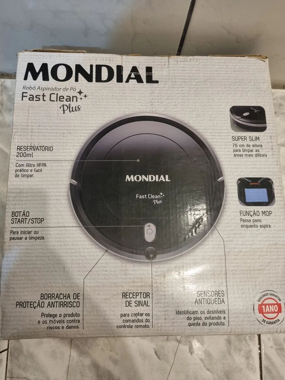 Aspirador de Pó Robô Mondial Fast Clean Plus - Foto 5