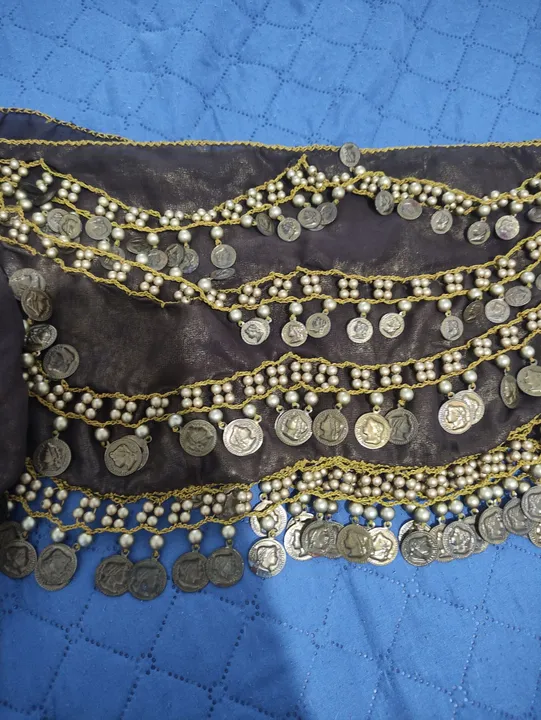 Cinto de dança do ventre com moedas