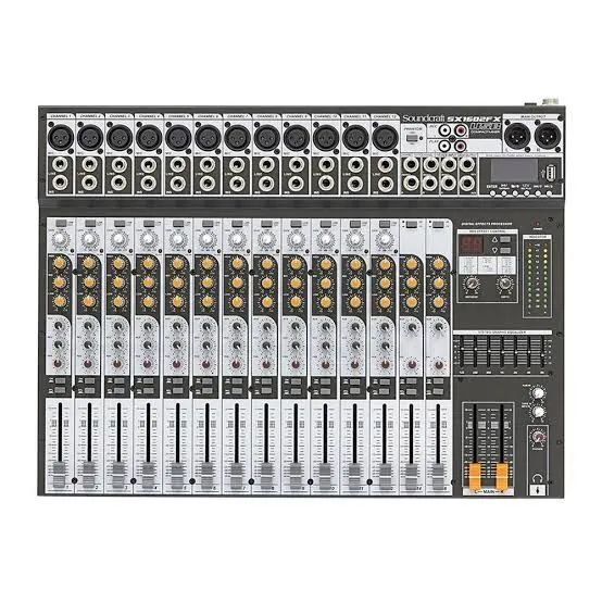 Mesa de Som Soundcraft SX1602FX NOVA