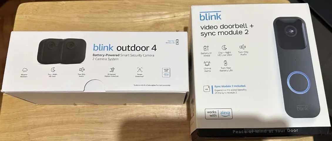 Blink Kit de 2 cameras de segurança + Campainha de video!