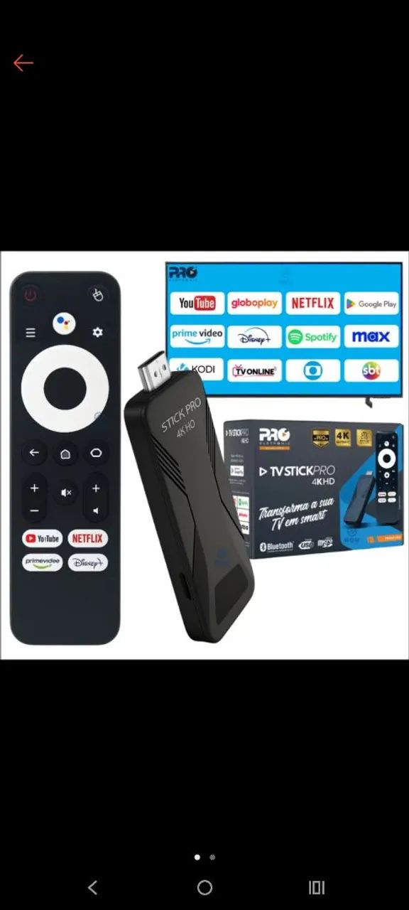 TV Stick Pro 4K transforma sua TV em Smart - Foto 2