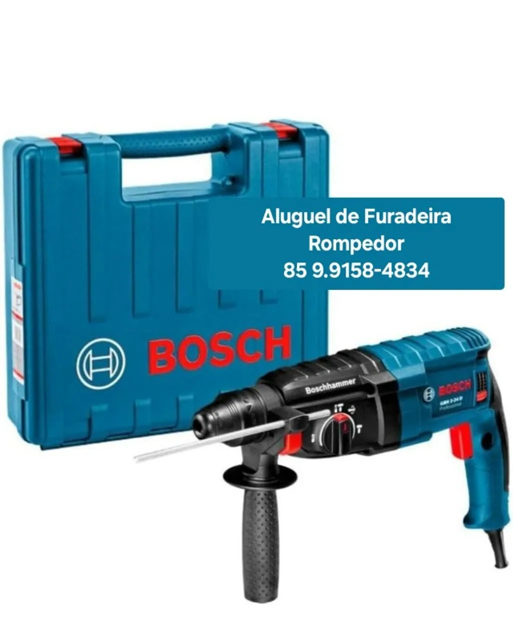 Aluguel de Martelete/Furadeira Bosh 2,5J 