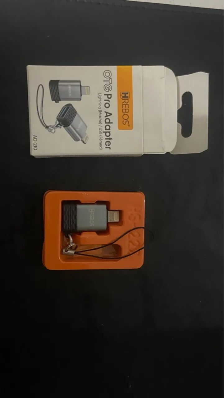 Adaptador OTG Lightning para USB HREBOS Pro - Foto 3