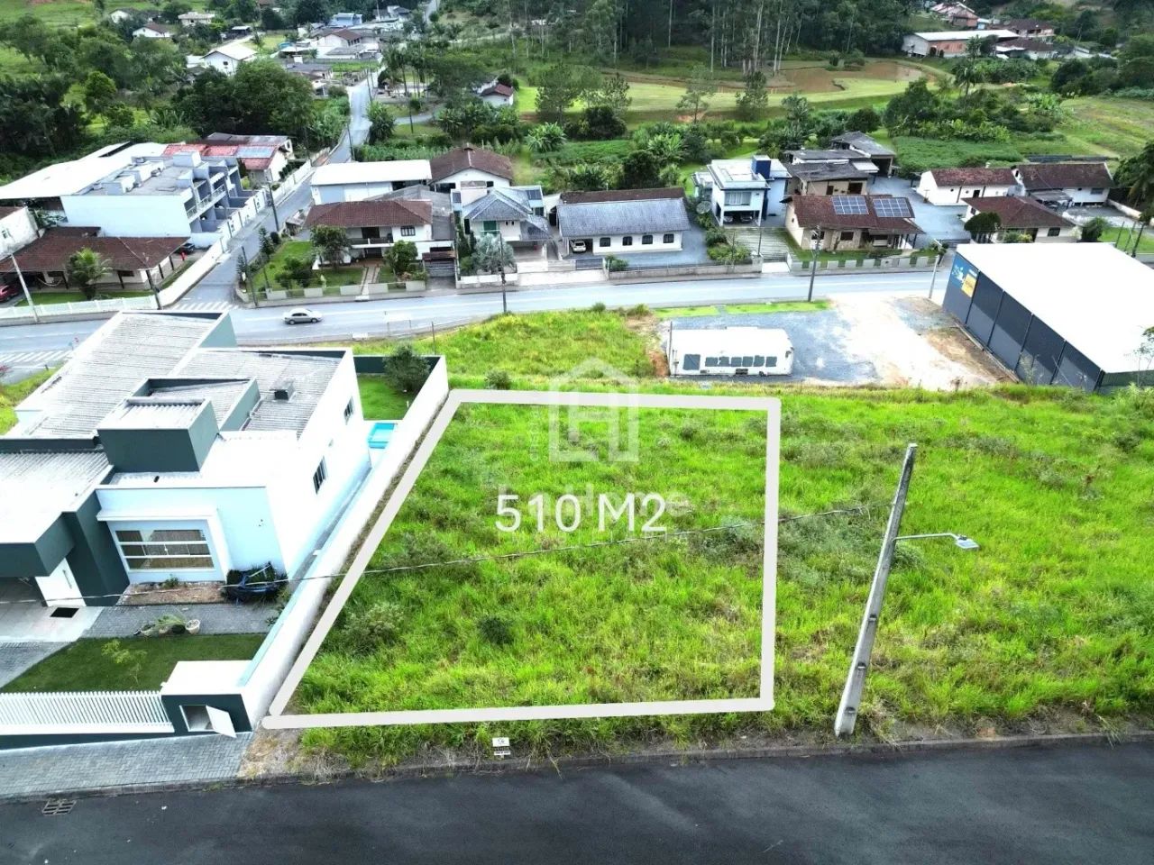 Terreno com 510,00m² á venda no Loteamento Residencial Alto Belchior - Gaspar - LOTE 04