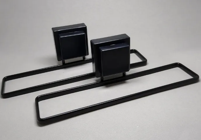 2 Porta-toalhas de rosto com ventosa
