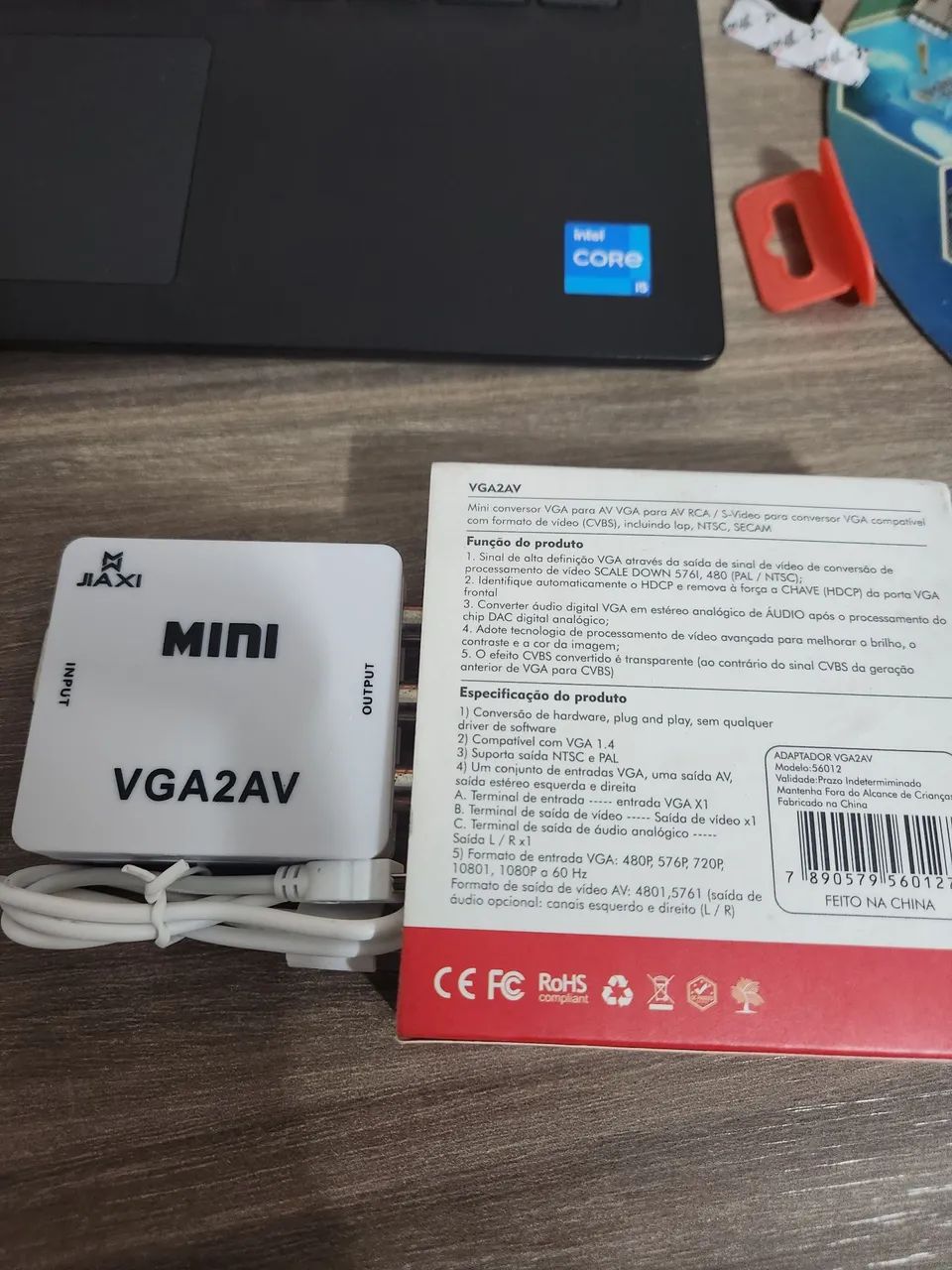 Conversor Mini VGA2AV - JIAXI - Foto 2
