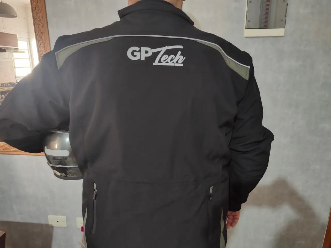 Jaqueta Masculina GP TECH + Capacete LS2 - Foto 2