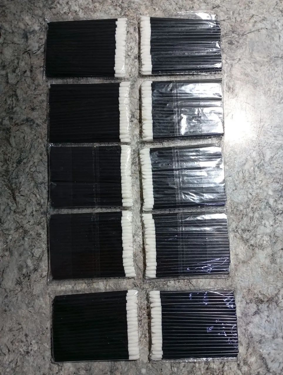 Kit com 10 pacotes de bastão aplicador descartáveis de batom gloss. - Foto 2