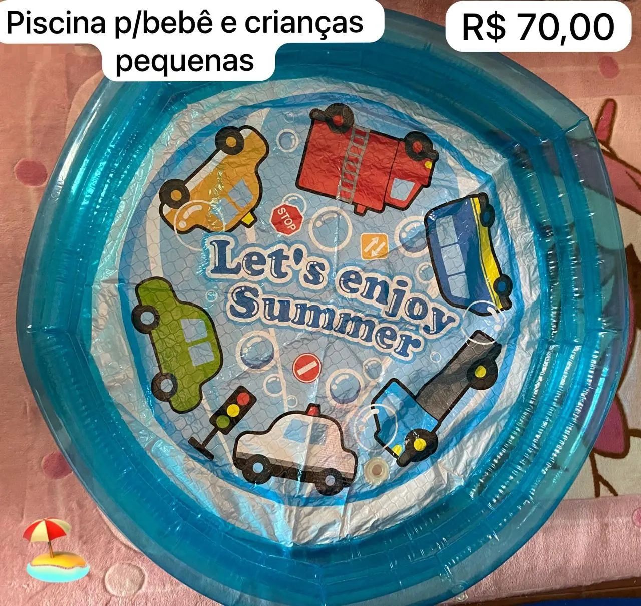 Piscina Infantil Car 100cm - Foto 2