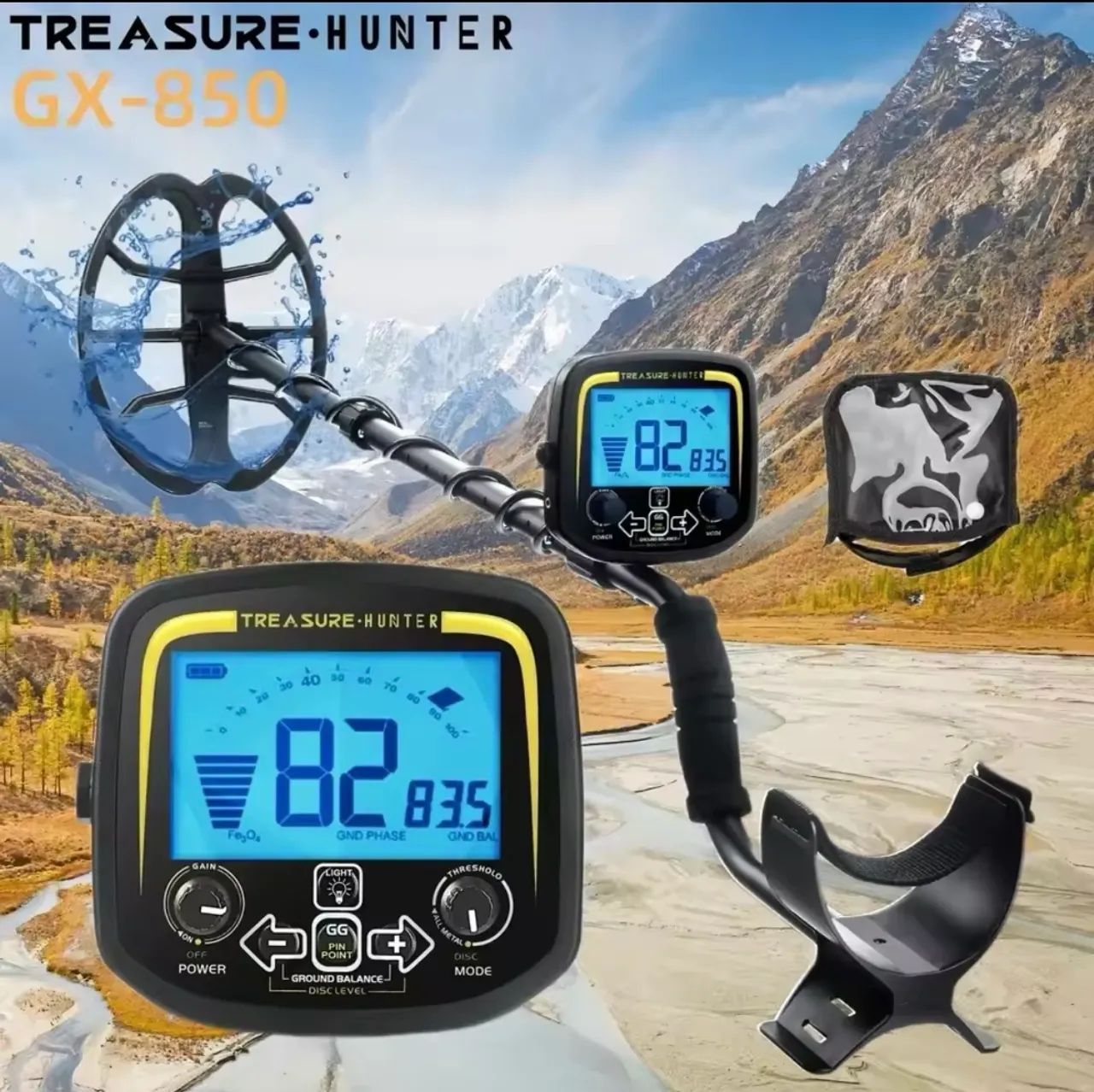 Detector de Metais Treasure Hunter GX-850