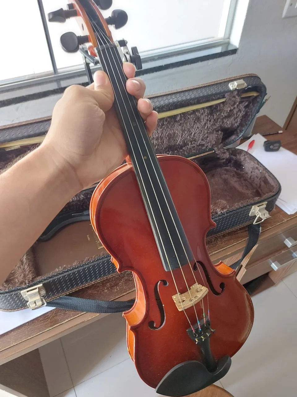 Estojo de Violino + Acessórios