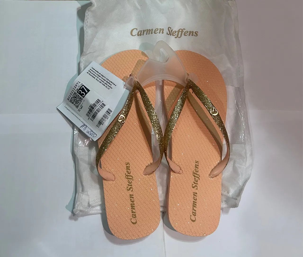 Steffens Chinelo SandÃ¡lia Rasteira Carmen Steffens Flops