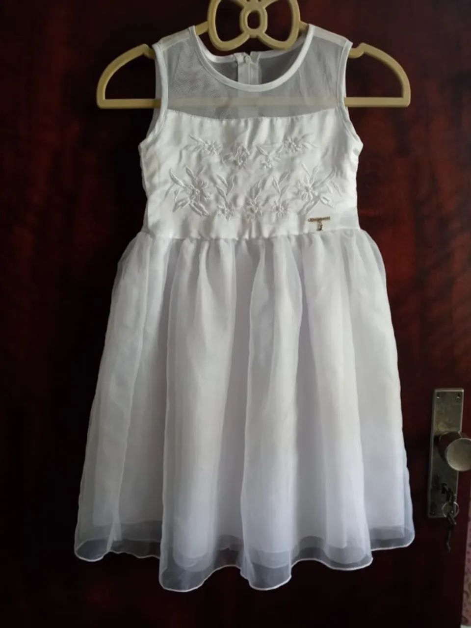 Vestido Branco infantil 