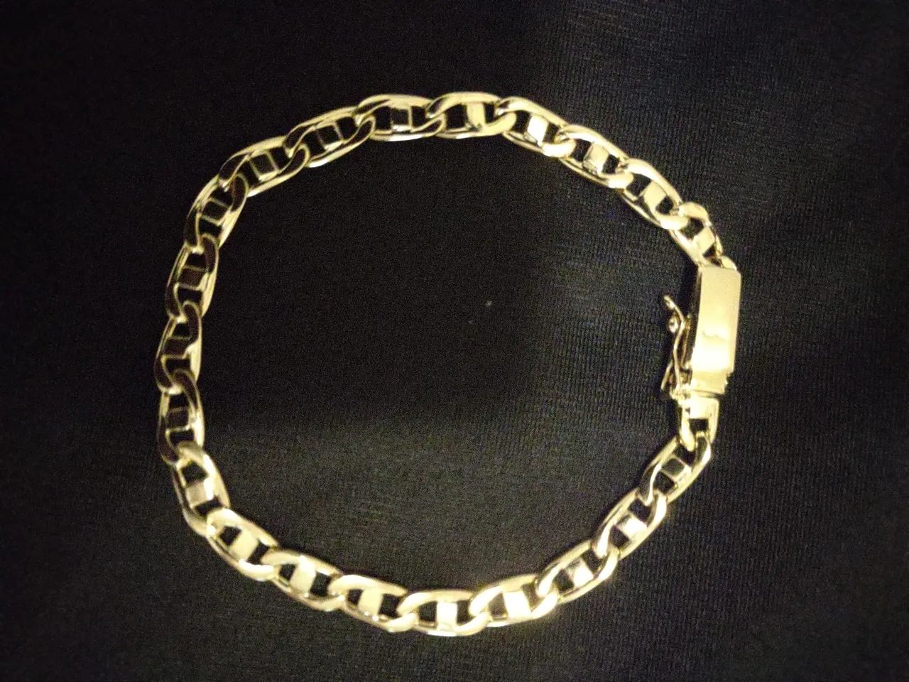 Pulseira ouro 18k maciça RARA!