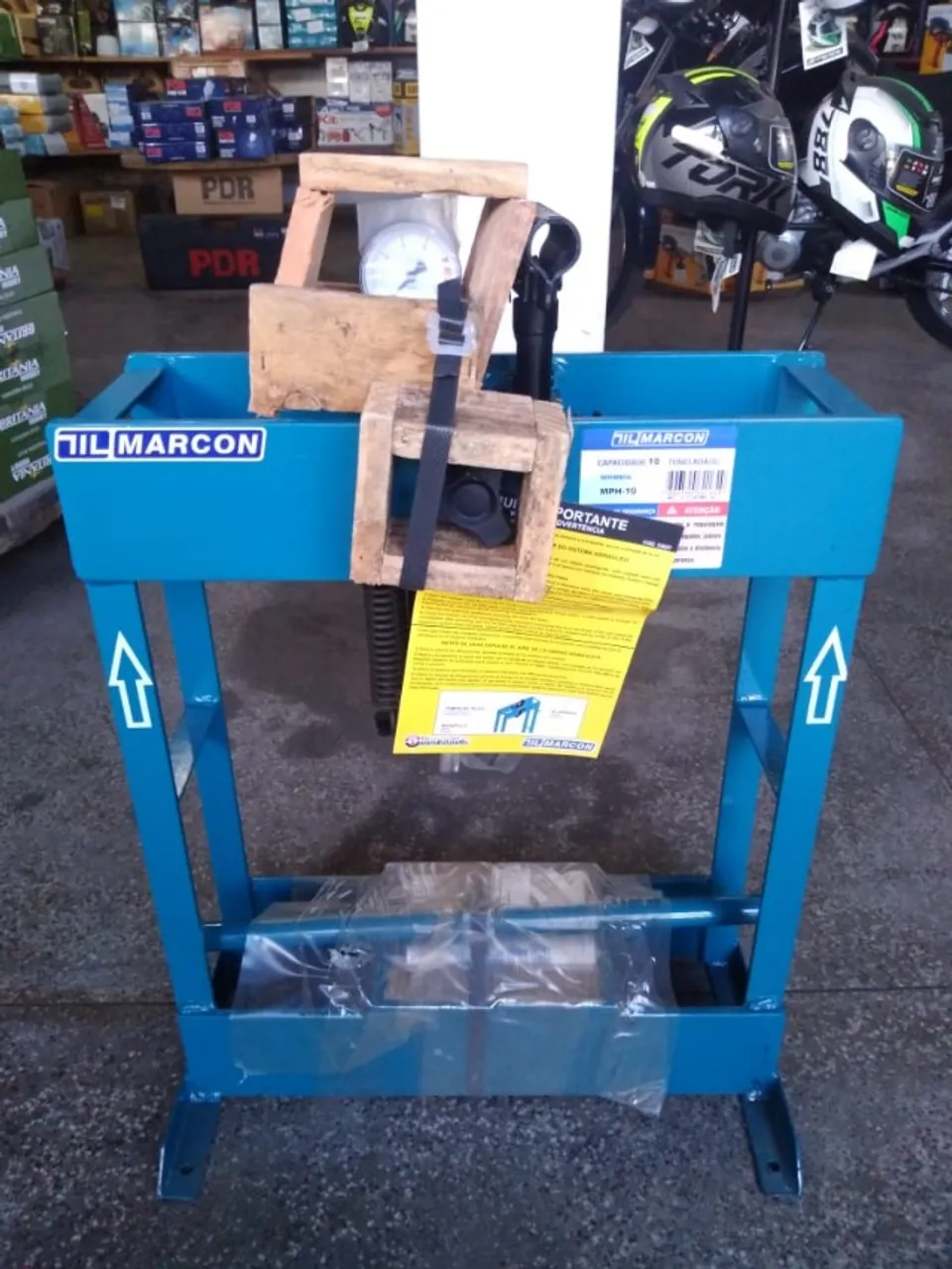 Prensa manual hidraulica 10 Toneladas mph-10 Marcon 70CM X 50CM