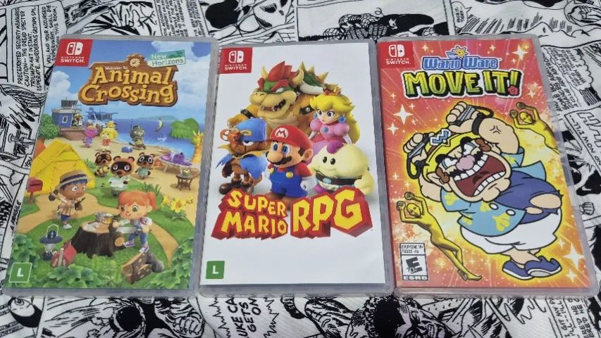 3 Jogos de Nintendo Switch