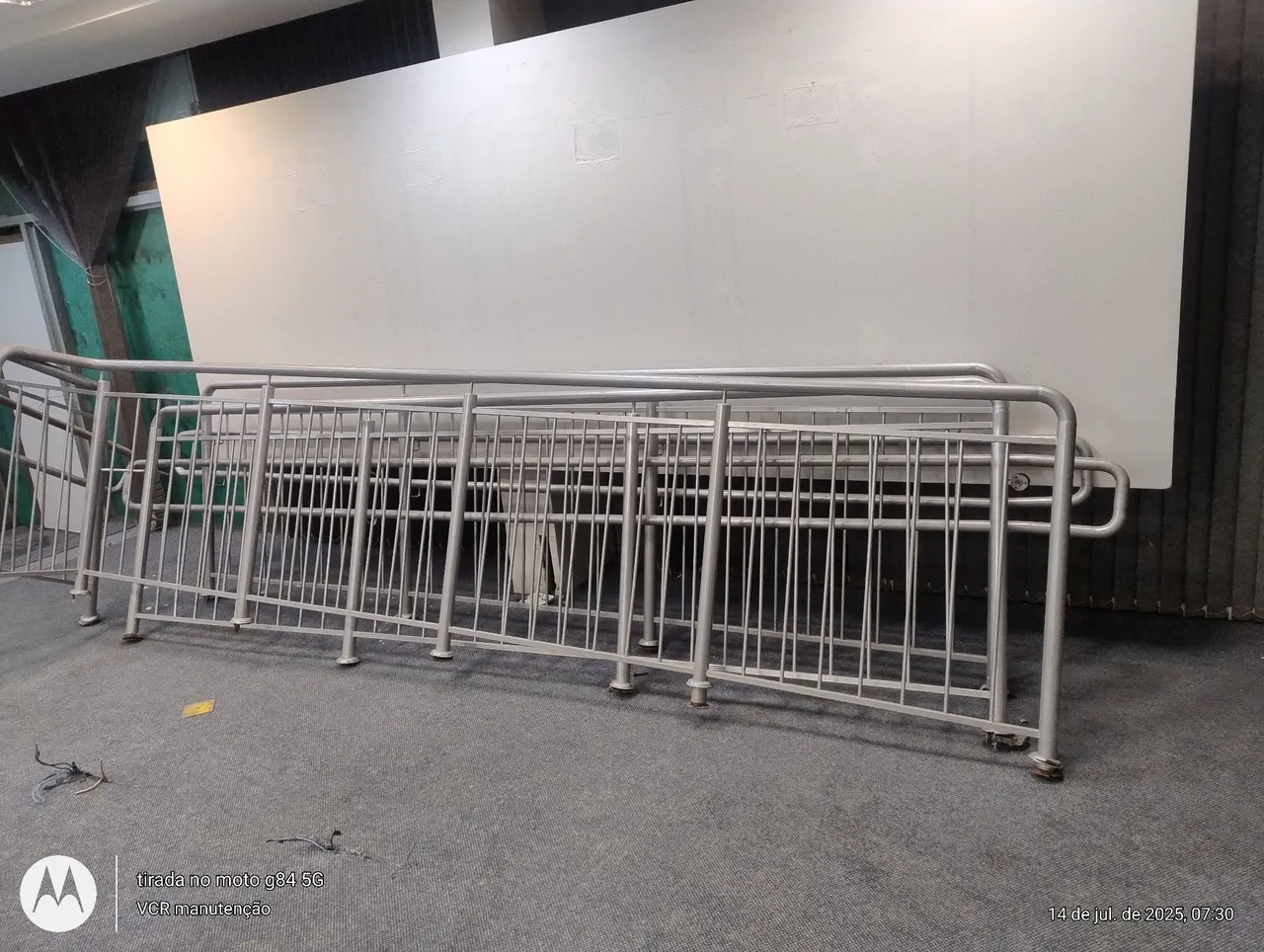 Grade de proteção em aço tubular 