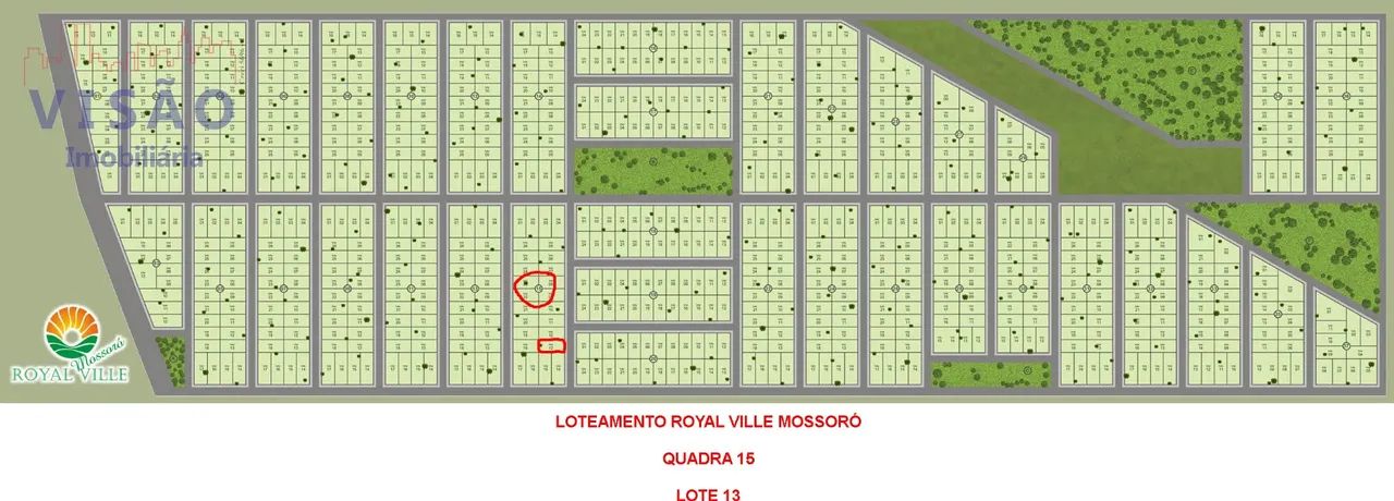 Vende-se Lote no Loteamento Royal Ville Mossoró