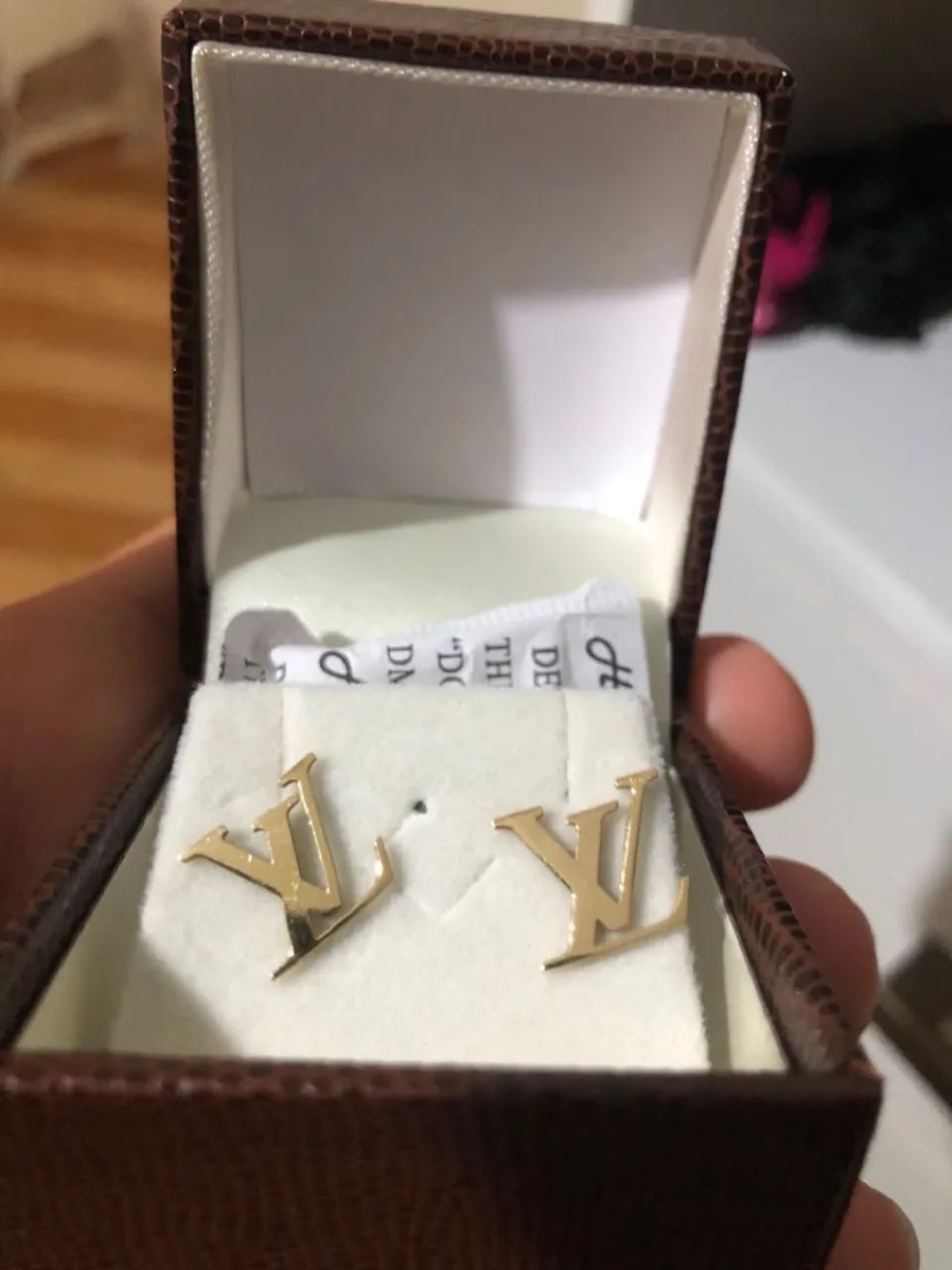 PAR DE BRINCO OURO 18k 