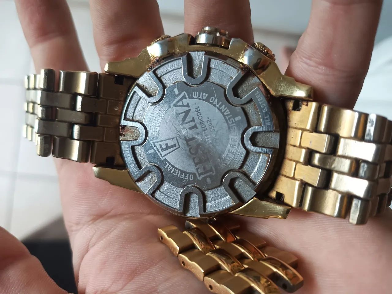 Relógio Festina Dourado - Foto 3