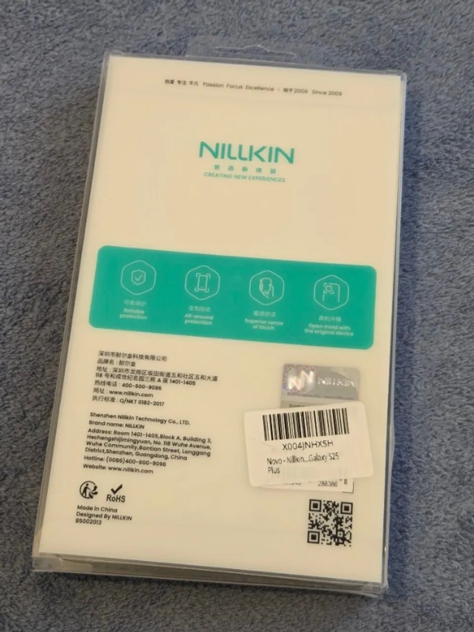 Nillkin Capa Anti Impacto Frosted Pro Compatível com Galaxy S25 Plus - Foto 4