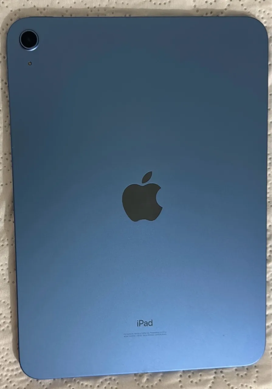 iPad 10 Azul - sem marcas de uso, já com película