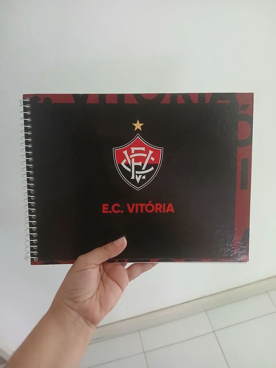 Caderno de Desenho E.C. Vitória - Produto Oficial, NOVO!